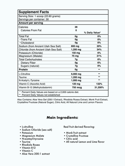 Ultra Pure - Pre Workout
